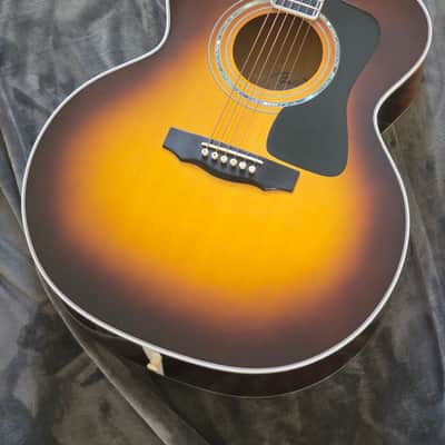 1999 Guild USA JF65-AB Jumbo Acoustic Guitar - Antique Burst Finish + Original Hard Case image 1