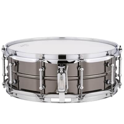 Ludwig LB416T Black Beauty 5x14 Smooth Shell, Tube Lugs Snare Drum image 2