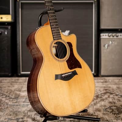 Taylor 414ce Studio Grand Auditorium Acoustic/Electric Guitar - Natural with Gig Bag image 15