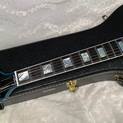 NEW! Gibson Les Paul Custom Peacock Widow - Monster Flame Top! Limited Edition - Weighs in at only 8 lbs!! - Authorized Dealer - G07572 image 11