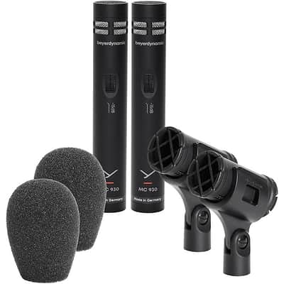 Beyer-Dynamic MC 930 Stereo Set True Condenser Microphone Matched Pair (Cardioid), 730238 image 1