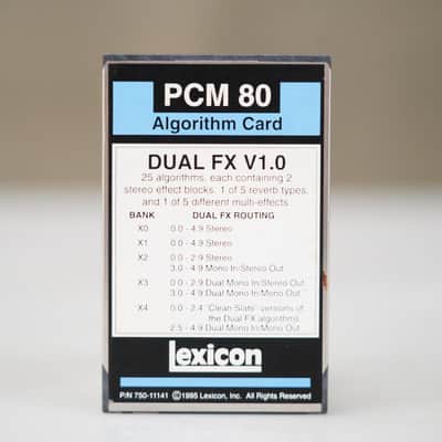 Lexicon PCM80 Dual FX V1.0 Algorithm Card #57268 image 3