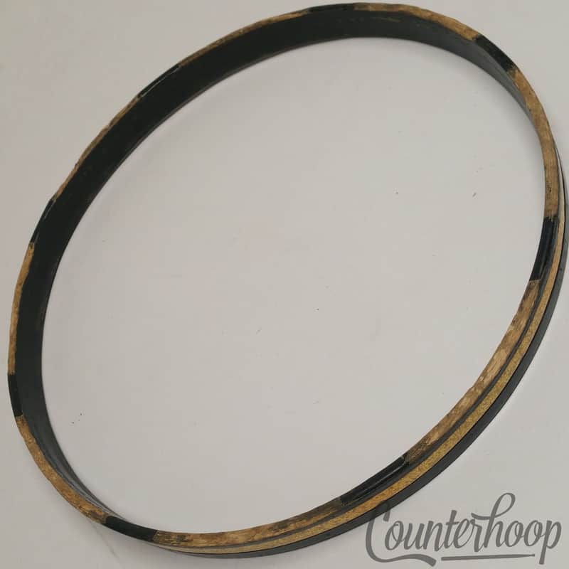 *Slingerland 15"1-Ply Gold Sparkle Maple Wood Hoop/Rim Snare/Tom Drum 60s Batter image 1