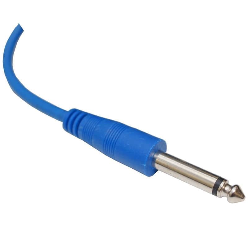 10 Ft Foot Blue 1/4 Mono Guitar To Effects Pedal Instrument Pa Patch Cable Cord - Blue image 1