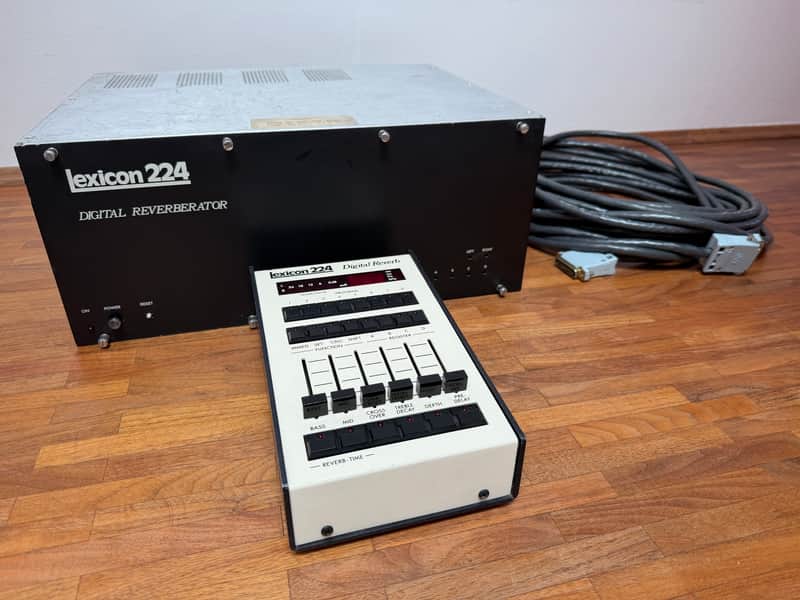 Lexicon 224 vintage Reverb with LARC (newly serviced) image 1