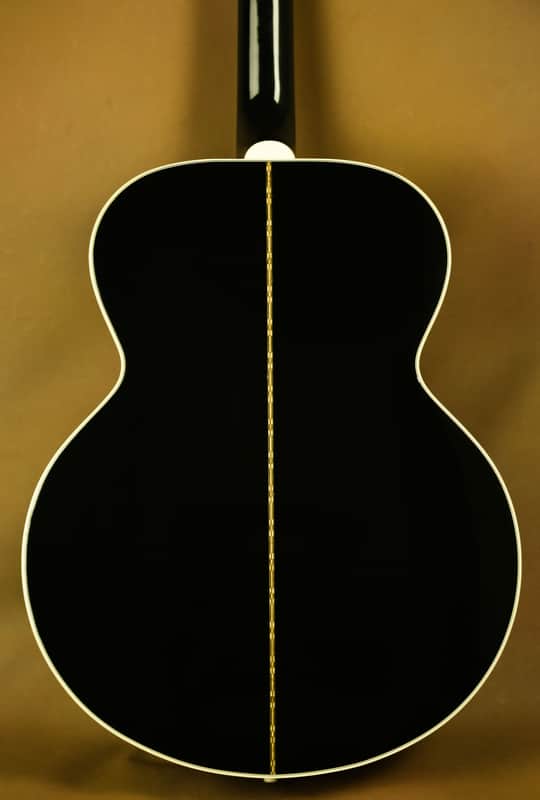 Gibson SJ-200 Rose Custom Acoustic Guitar Black J-200 | Reverb