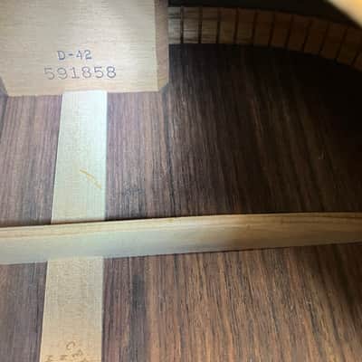 1996 Martin D-42 Standard Series w/ Original Hard Case image 20