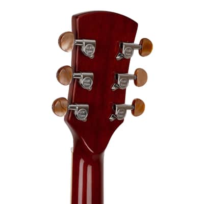 Mojo: Round-neck Resonator Guitar with Pickup and Case image 7