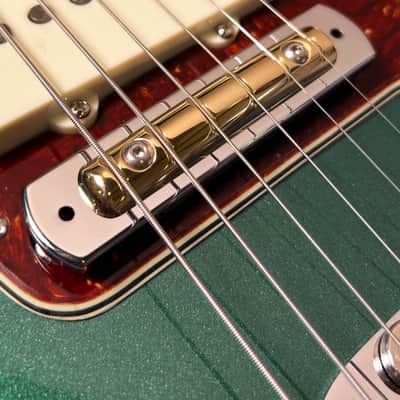 THORN Brass Knuckle 2 for Wound-G - Replacement bridge for Jazzmaster/Jaguar/Mustang - Polished or Aged image 1