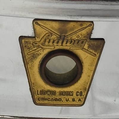 VINTAGE LUDWIG Super Ludwig Early 60s 14x5 COB image 12