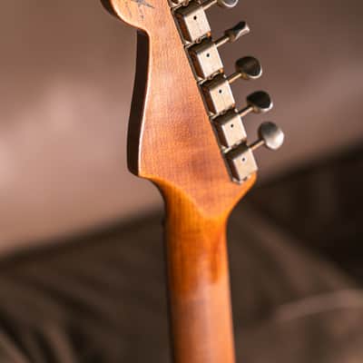 Fender Custom Shop LTD '63 Stratocaster Relic in Super Faded Aged Surf Green image 7