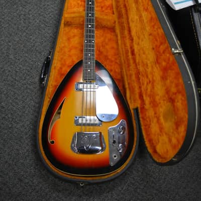 Vox Bill Wyman Teardrop 1967 3 Tone Sunburst image 9