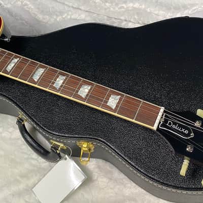 NEW! Gibson Custom Shop Limited Edition 1976 Les Paul Deluxe Reissue VOS Red Sparkle - 9.2lbs - G07565 image 5