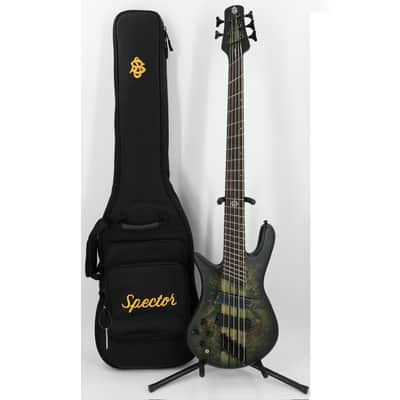 Spector Left-Handed NS Dimension 5 5-String Multi-Scale Bass w/ Fishman Pickups - Haunted Moss Matte image 9