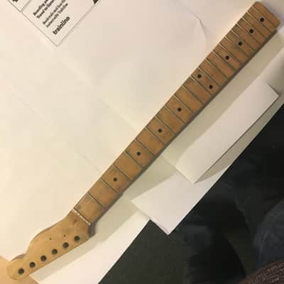 NGS Guitars Telecaster relic neck 2018 Relic Maple image 4