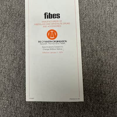 Fibes Drums Brochure 1974 - White image 3
