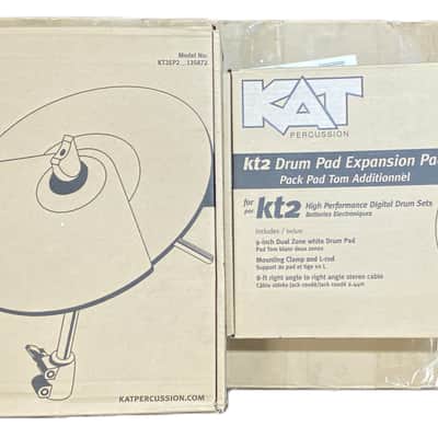 KAT Percussion KT2 5-Piece Advanced Electronic Drum Set with KT2KP3 Expansion Pack image 7