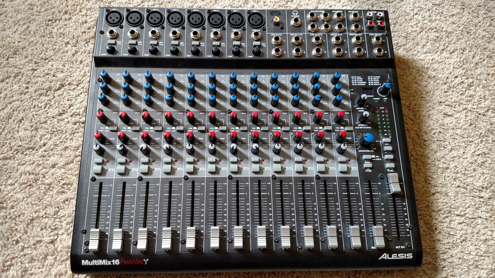 Alesis MultiMix 16 FireWire 16-Channel Mixer | Reverb UK