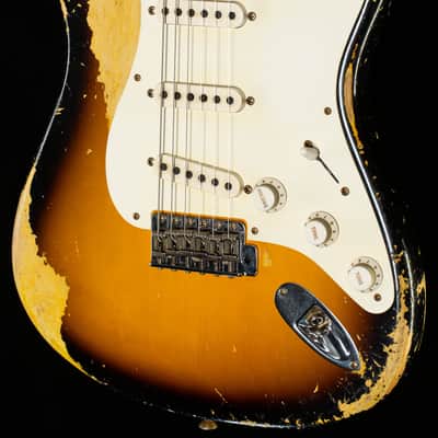 Fender Custom Shop Masterbuilt Levi Perry 1957 Stratocaster Heavy Relic 2-Tone Sunburst (762) image 1