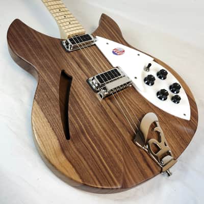Rickenbacker 330 Electric Guitar, Thin-Line Semi-Acoustic, Walnut, 21 fret, 2 Pickups, Dot inlay, W/Case image 9