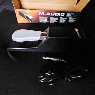 M-Audio SP-2 Piano-Style Keyboard Sustain Pedal 2010s - Black/Chrome image 2