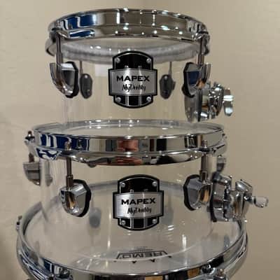 ~WOW!~ Mapex MyDentity Acrylic 9-Piece Concert Tom Drum Kit Set (Rm4) image 2