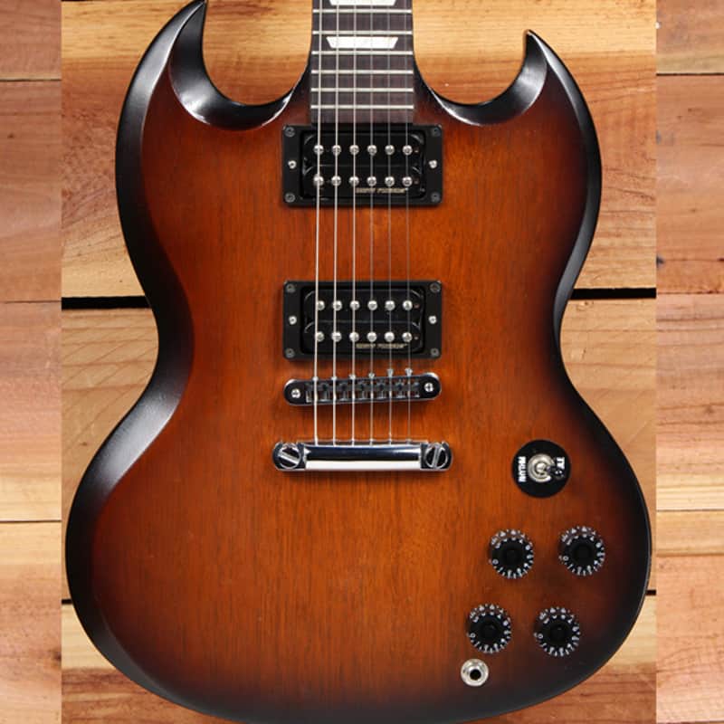 GIBSON SG SPECIAL 70s TRIBUTE T SATIN Sunburst Dirty Fingers PU