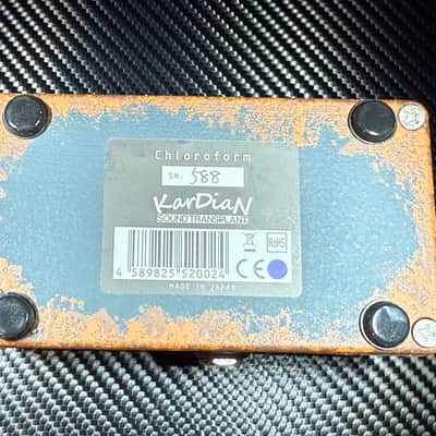 KarDian  CH-13 Overdrive-Distortion, OPEN BOX,  Chloroform, Sound Transplant Custom Build Series , 2024, Black-Brown-White Graphics image 4