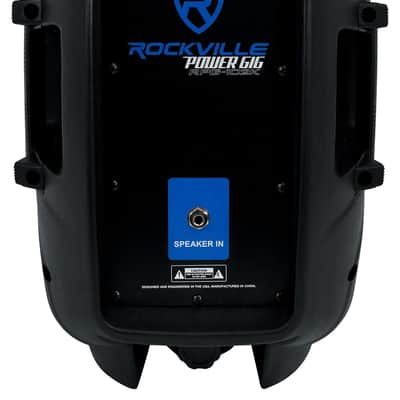 Rockville RPG102K 10" Speakers DJ PA System w/Bluetooth+Mic+Stands+Mackie Mixer image 12