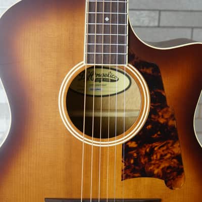 D'Angelico Premier Gramercy Grand Auditorium - Caramel Burst image 4