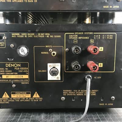 Denon Poa 6600 A Class A Power Amplifiers image 8