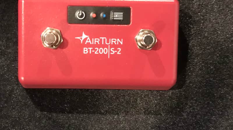 AirTurn BT-200 S-2 Bluetooth Control Pedal - Programmable Midi Pedal - Like New in Box image 1
