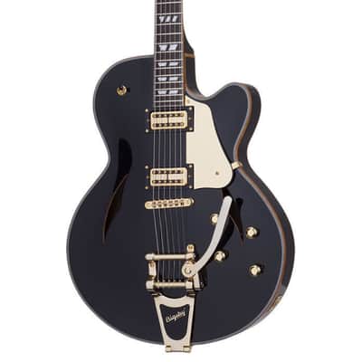 Schecter - 296-SHC - Retro Coupe - 6-String Electric Guitar - Gloss Black image 1