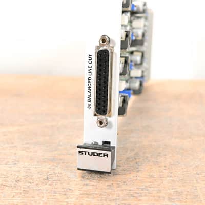 Studer 8-Channel Analog Line Out Card for D21m & D23m Modular I/O System CG01HPZ image 3