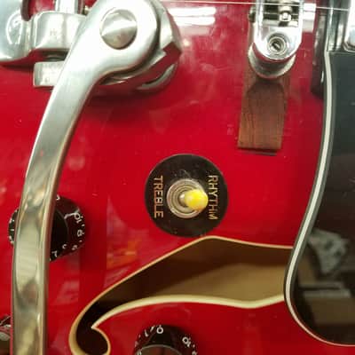 Ibanez Artcore AFS75T-TRD-12-01 SemiHollow Electric Guitar Red w/ Marilyn Monroe Decal image 4