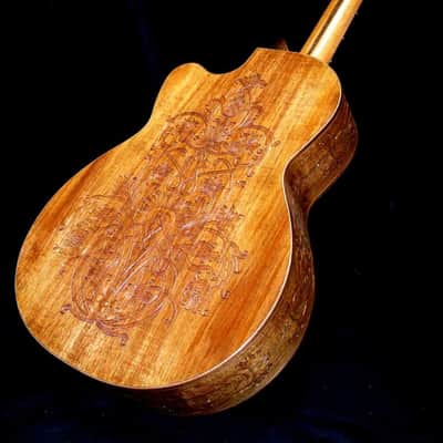 Blueberry Guitar Classical Nylon String 2023 - Hand Carved & Handmade image 9