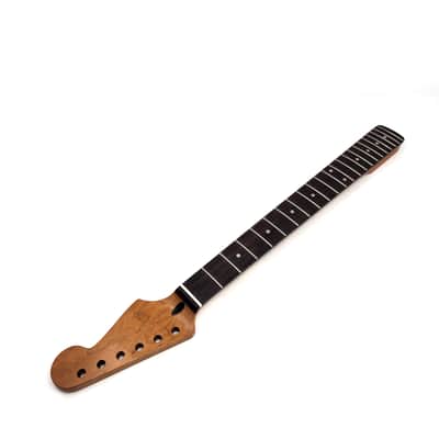 Brio Nitro Satin Roasted Maple-Rosewood S-Style Neck w/Walnut Truss Rod Plug - Satin image 4