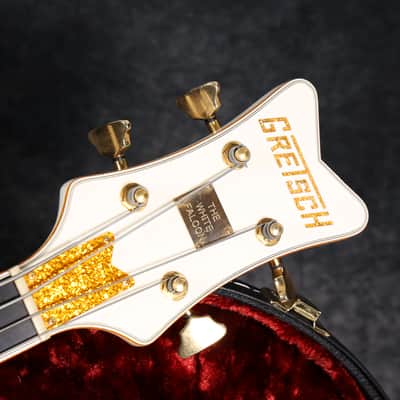 2007 Gretsch G6136LSB White Falcon Bass image 4