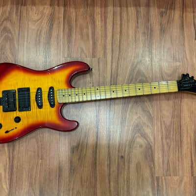 Epiphone Gibson S-510 / SKB-1000 435i 635i Electric Guitar Superstrat U2 Strat ULTRA RARE, only 400 units made on Samick factory Sunburst image 14