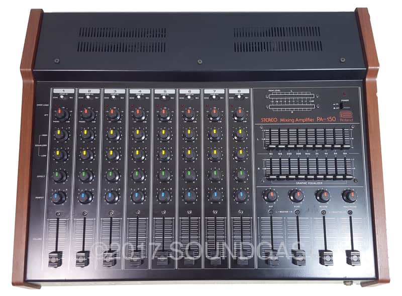 Roland PA-150 アナログミキサー スプリングリバーブ内蔵　137 Roland PA-150 アナログミキサー アンプ パラメトリックEQ スプリング