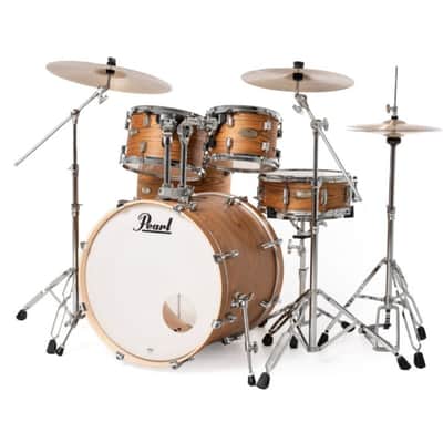 Pearl DMPA925SPC876 Decade Maple Artisan 5-Piece Drum Shell Pack With 22" Bass Drum, Satin Caramel Veil image 2