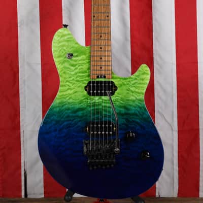 EVH Wolfgang WG Standard QM with Baked Maple Fretboard - Tahiti Night image 1