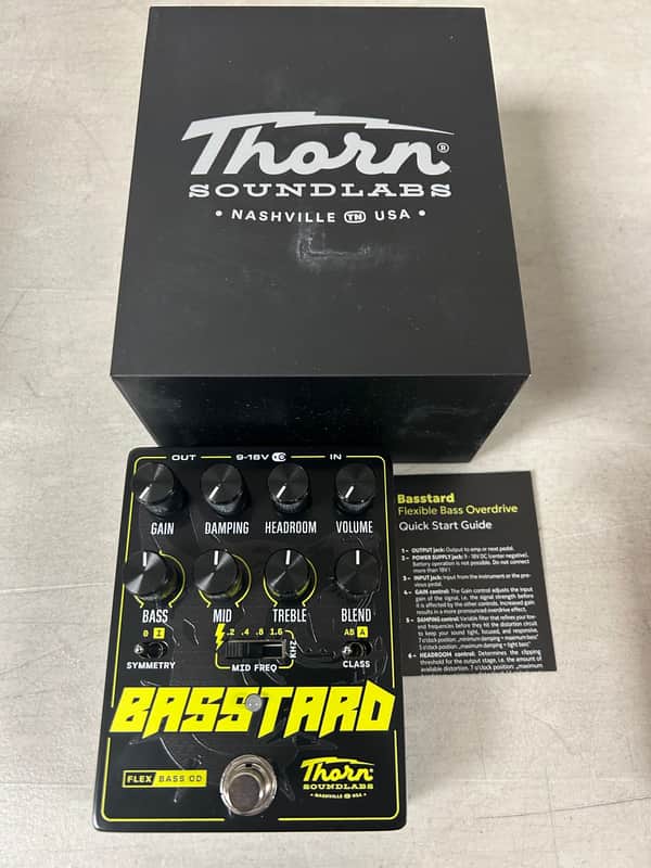 Thorn Soundlabs Basstard Flex Bass OD Overdrive Pedal image 1