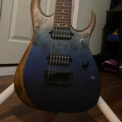 Ibanez RGD7521PB-DSF Standard 2021 - Present - Deep Seafloor Fade Flat image 2