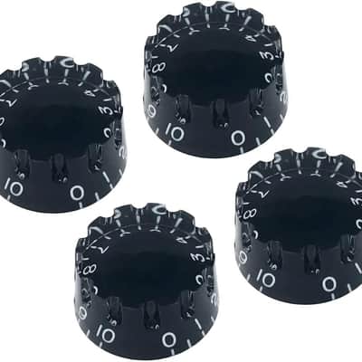 Black Speed Knobs Electric Guitar (Set of 4) image 1