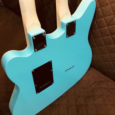 Eastwood SURFCASTER 12/6 Bound Tone-Chambered Mahogany Body Double Neck Electric Guitar w/Hard Case image 16