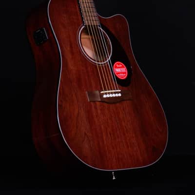 Fender CD-140SCE, Walnut FB, All-Mahogany with Case image 4