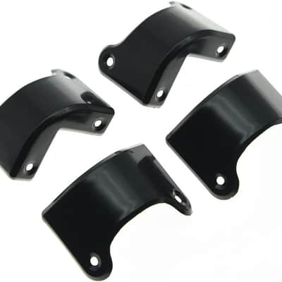 4x Front 4x Back/Rear Black Plastic Guitar AMP Amplifier Cabinet Corner for Marshall image 3