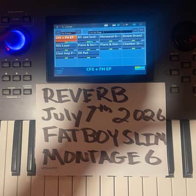 Yamaha Montage 6 Flagship Synthesizer 2019 - Present - Black