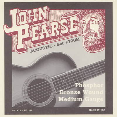 John Pearse Strings Acoustic Strings Phosphor Bronze Medium 13-56
